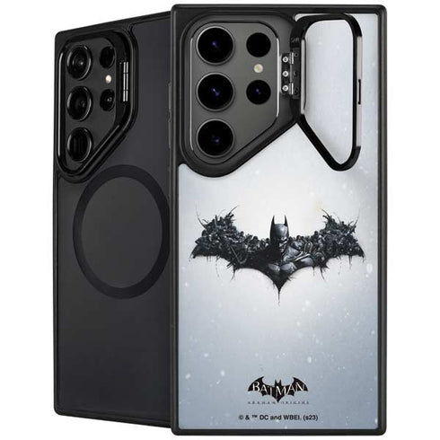 DC Comics Arkham Origins Arkham Logo Galaxy S25 Ultra Kickstand Case